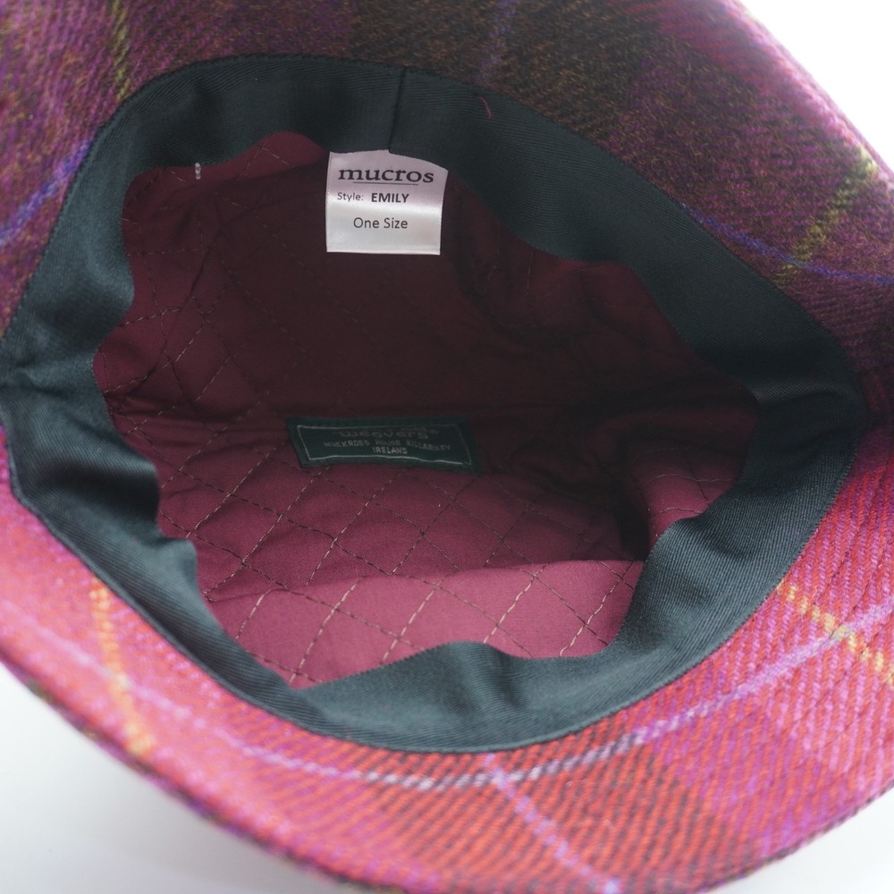 Mucros Weavers "Emily" Irish Wool Tweed Bucket Hat - Made in Killarney Ireland - Picture 10 of 16